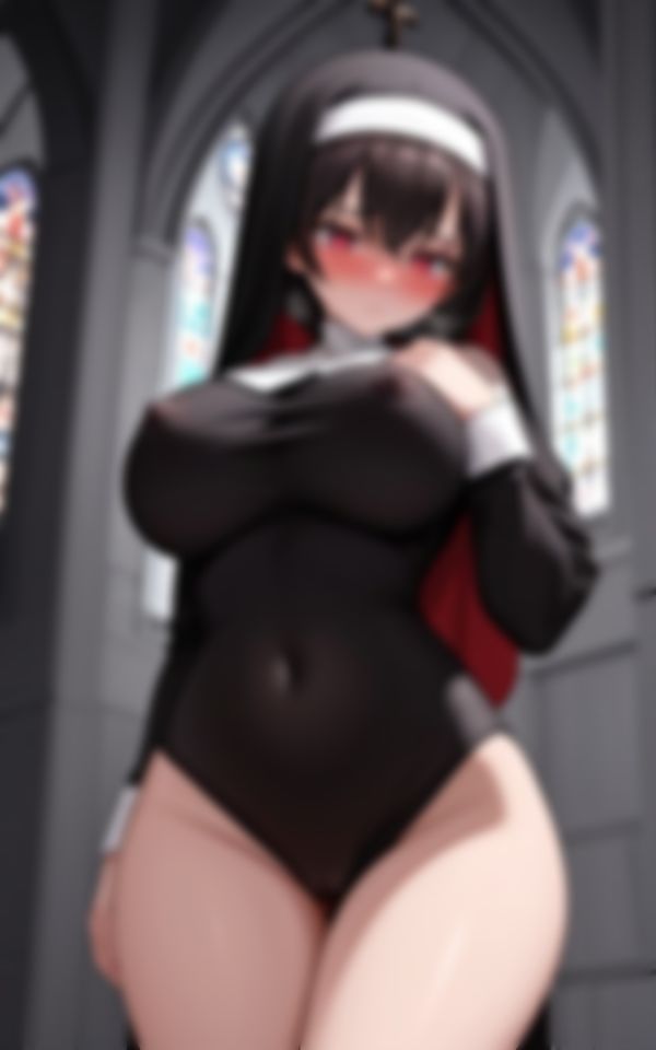 サンプル画像1:媚薬を飲んで高揚するエチエチ爆乳淫乱シスター記録集(えいあい革命) [d_539483]