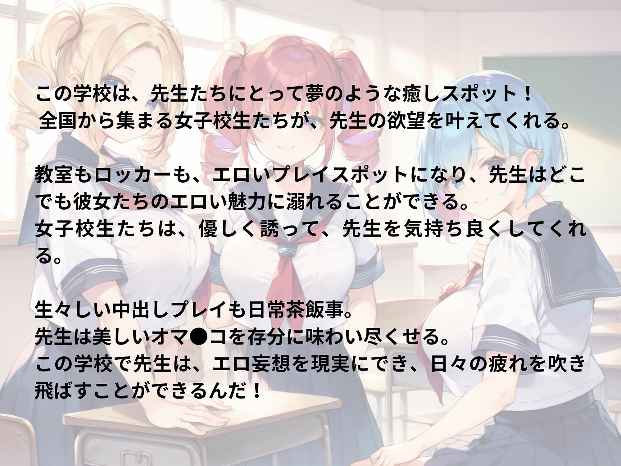 サンプル画像1:ハーレムスクール 先生が元気になれる学校(パンプキンちゃん) [d_539487]