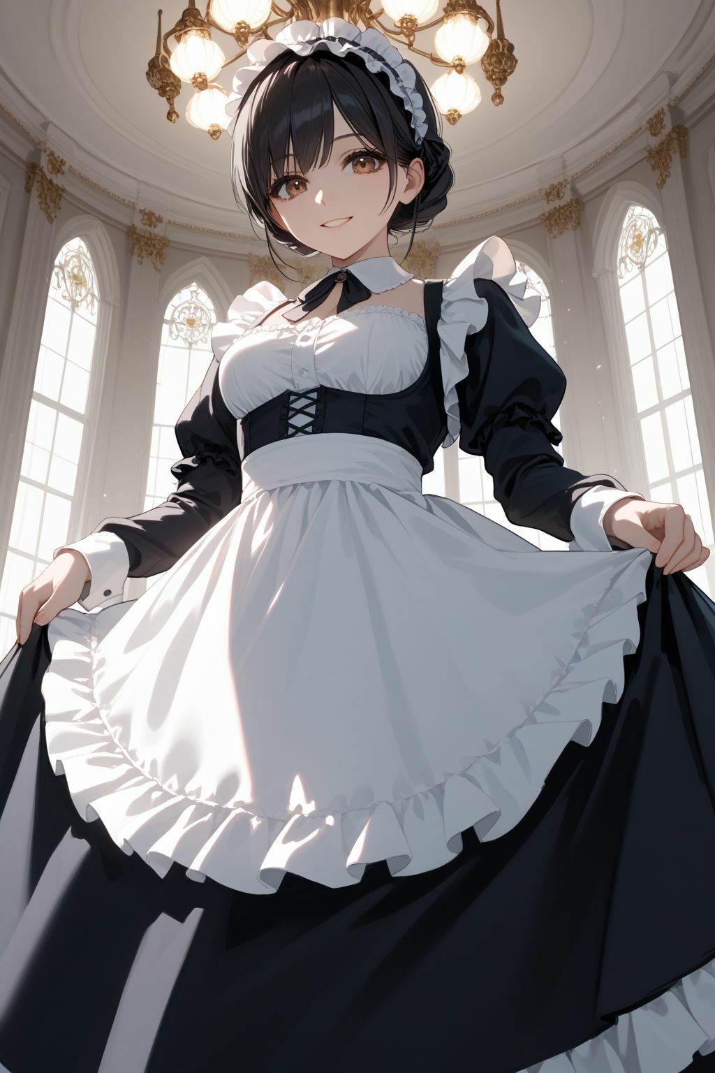 サンプル画像1:我が家のメイドがエロ過ぎてつい・・・(Aphrodite Crystal) [d_539617]