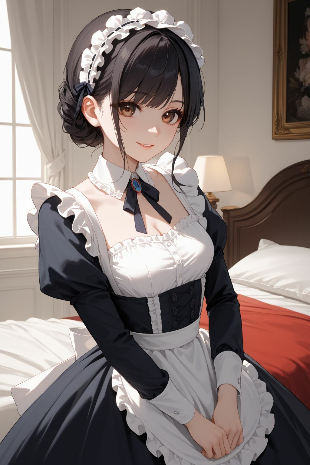 サンプル画像2:我が家のメイドがエロ過ぎてつい・・・(Aphrodite Crystal) [d_539617]