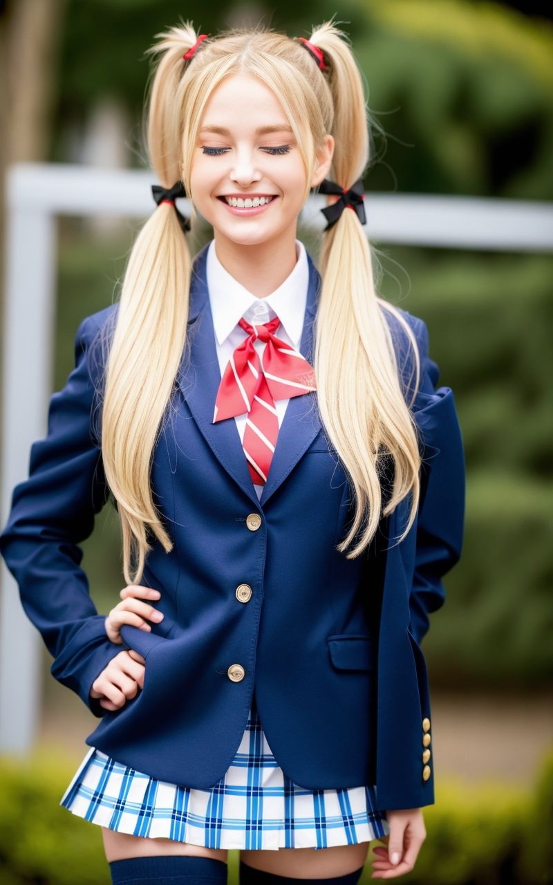 サンプル画像4:AI美女写真集┃制服の美女乙女(AI美女写真集┃清楚な大人) [d_539618]