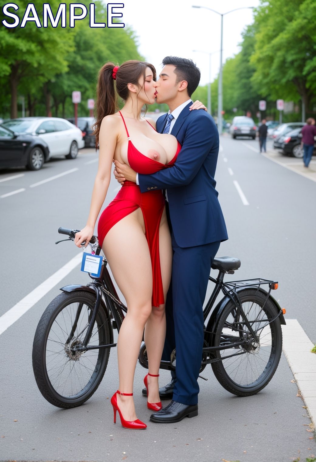 サンプル画像4:キスをしたくてしたくてたまらない変態女(Tacoske) [d_539696]