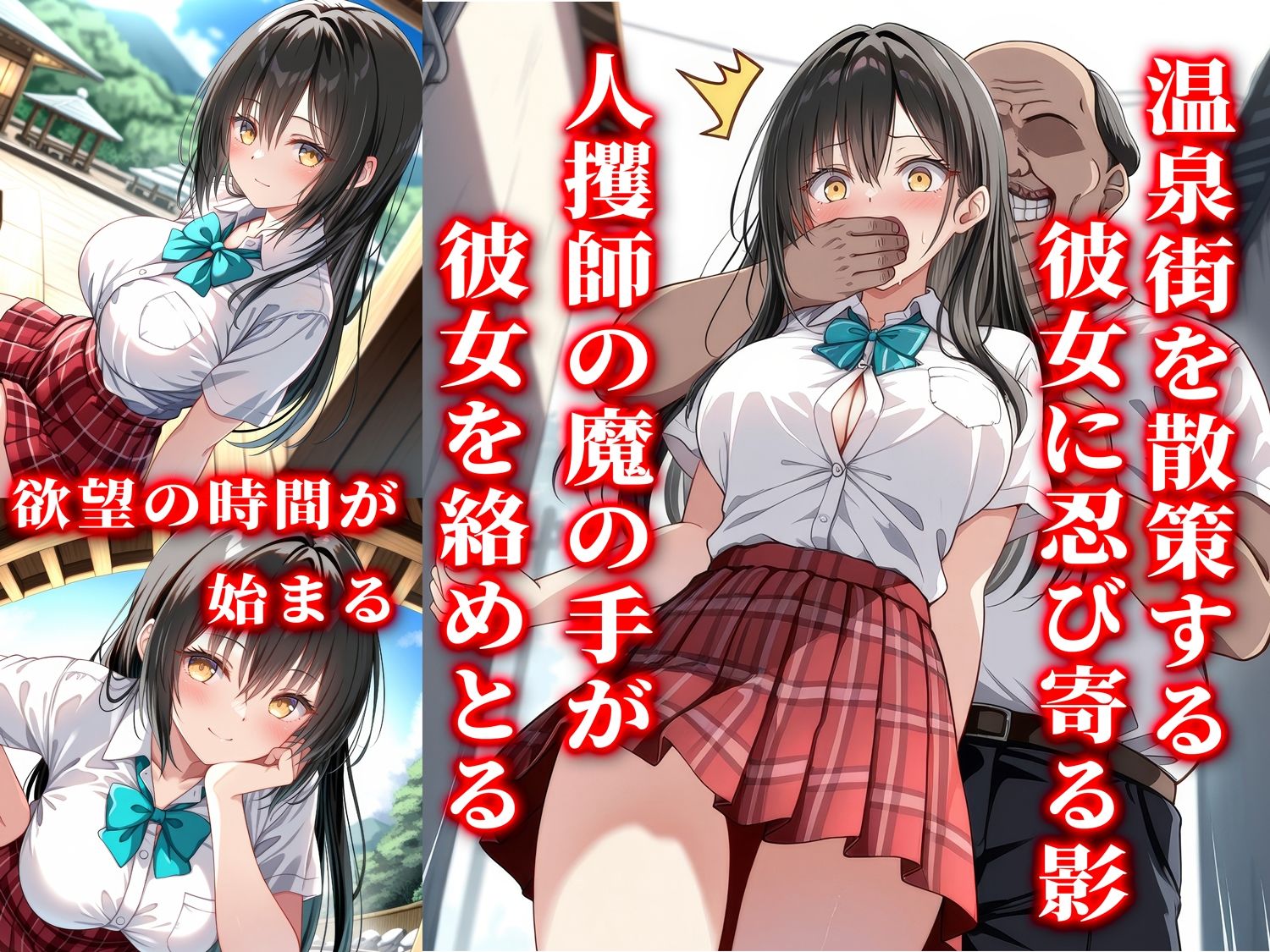 サンプル画像1:人攫師〜修学旅行中の巨乳女子校生を攫って精神崩壊〜(ティーチルーム) [d_539733]