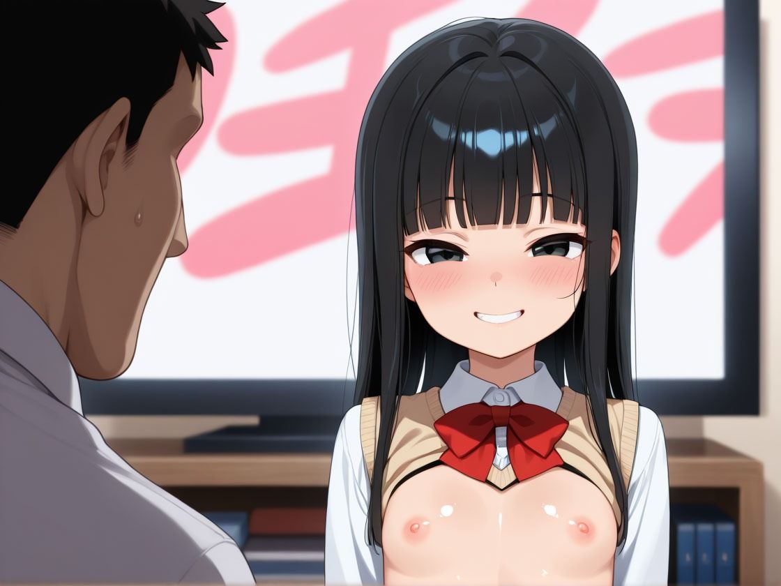 サンプル画像1:ちっぱい女子校生〜上から下から69回精液を注がれるまでやめられない〜(オムライスくん) [d_539760]