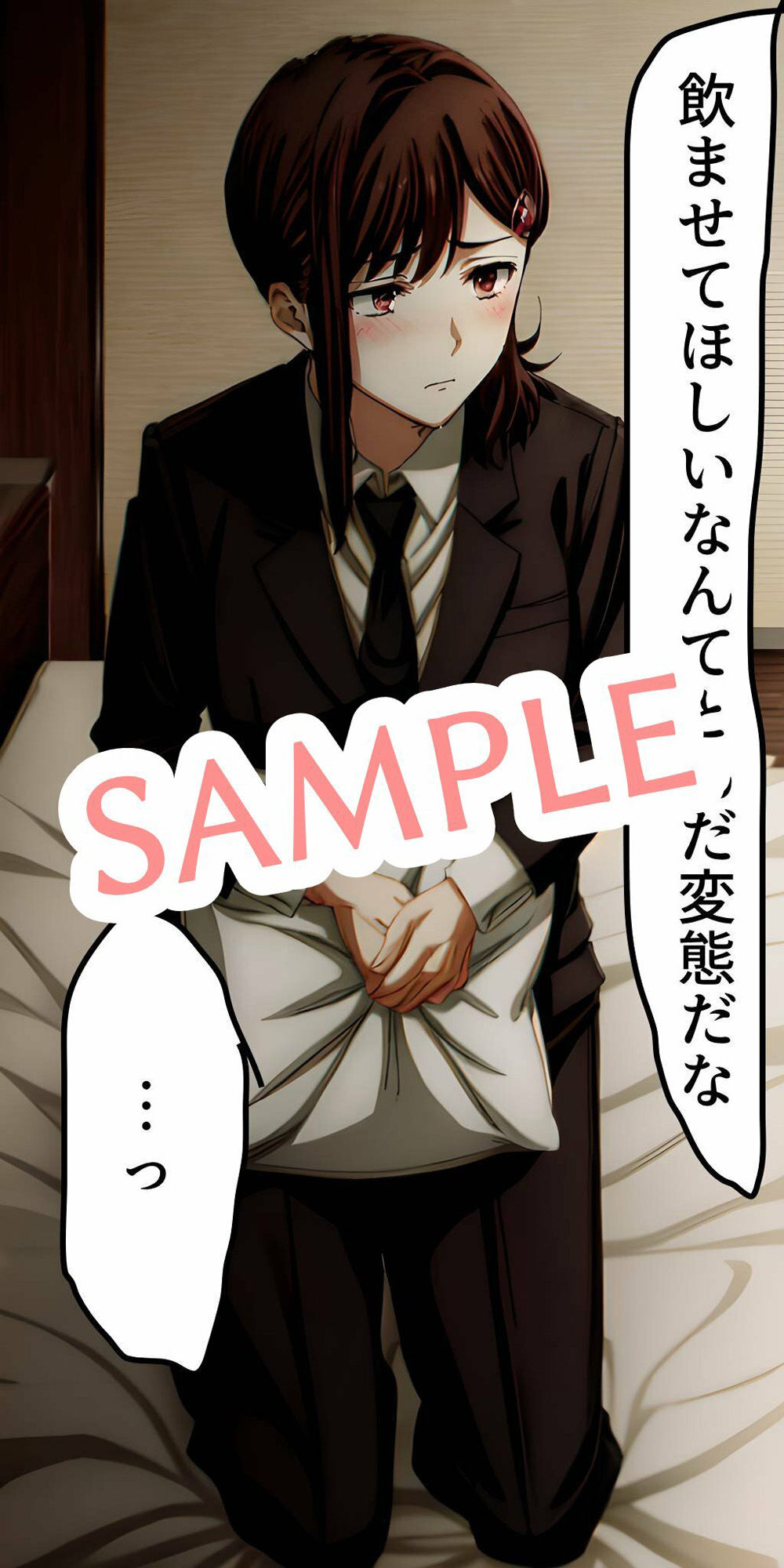 サンプル画像1:弱みに付け込んでおどおどしたあの子に性癖をぶつける(AIwoman-fetishism) [d_539761]