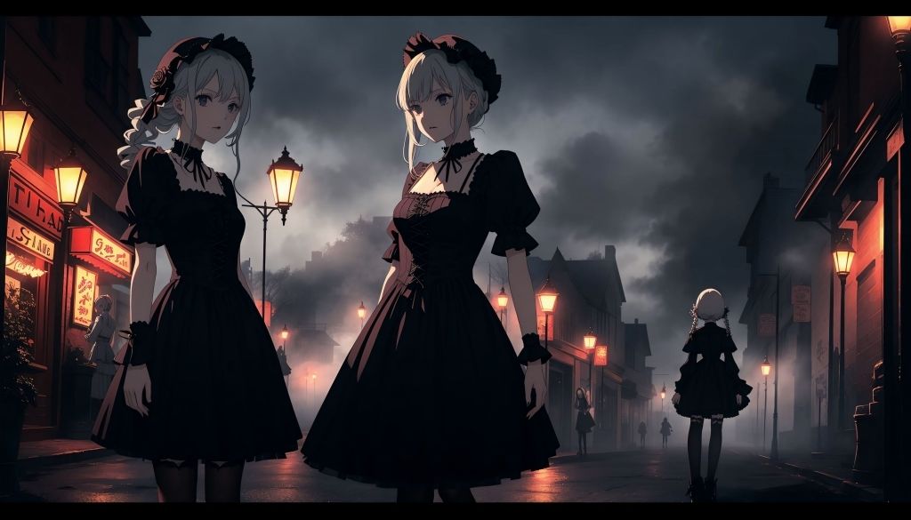 サンプル画像1:霧の中のゴシックロ○ータ少女(こがねトワイライト) [d_539830]