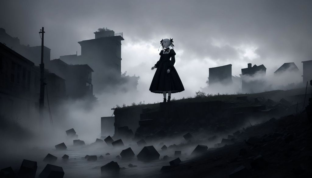 サンプル画像3:霧の中のゴシックロ○ータ少女(こがねトワイライト) [d_539830]