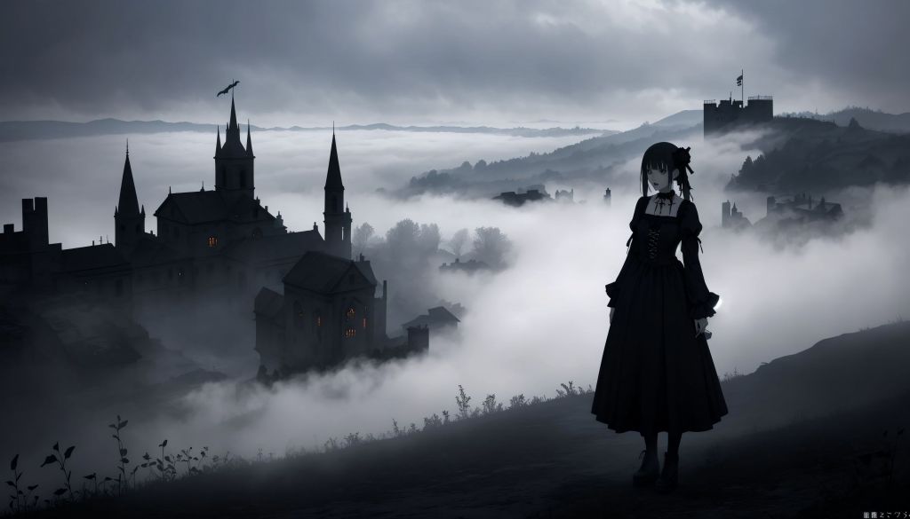 サンプル画像5:霧の中のゴシックロ○ータ少女(こがねトワイライト) [d_539830]