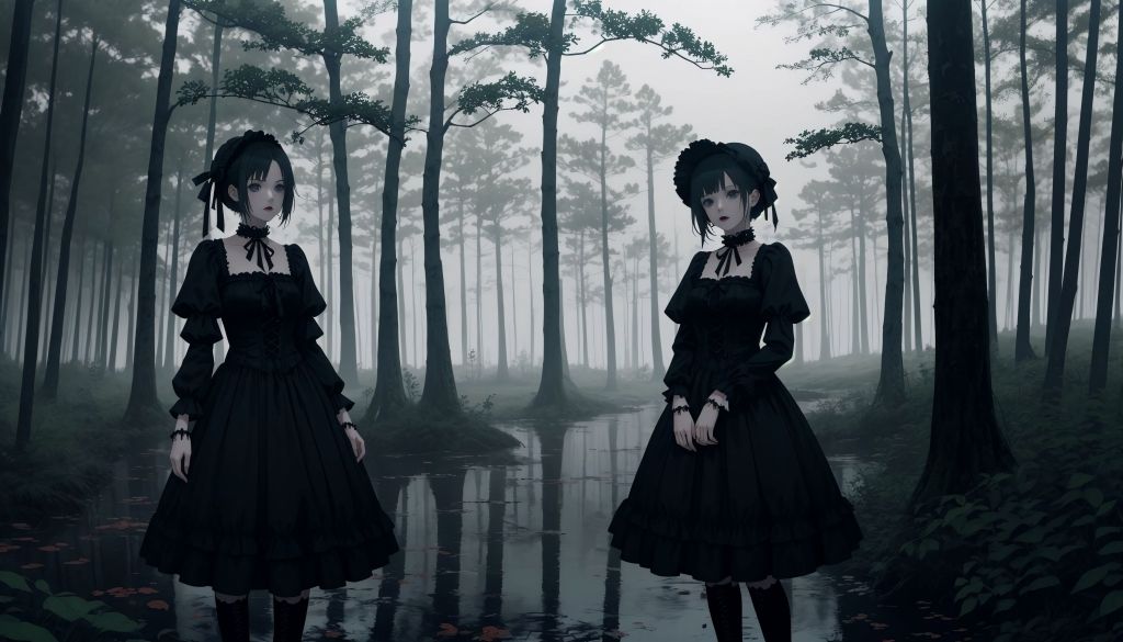 サンプル画像6:霧の中のゴシックロ○ータ少女(こがねトワイライト) [d_539830]