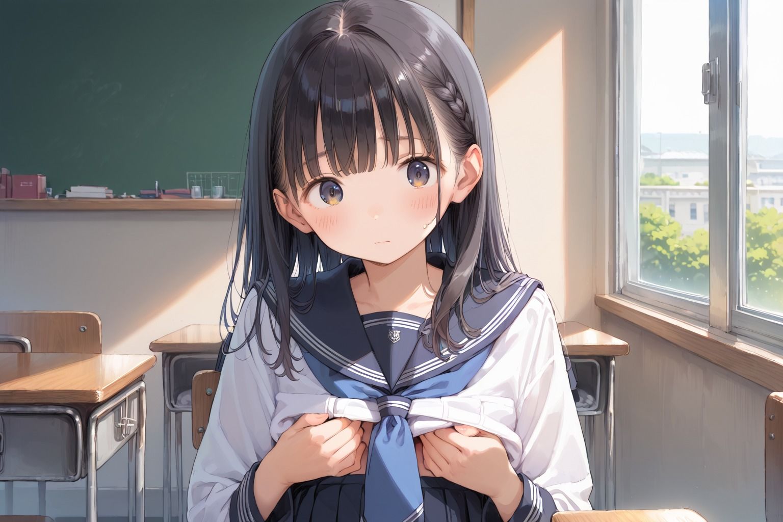 サンプル画像2:純粋女子校生を性教育(your diary) [d_539834]