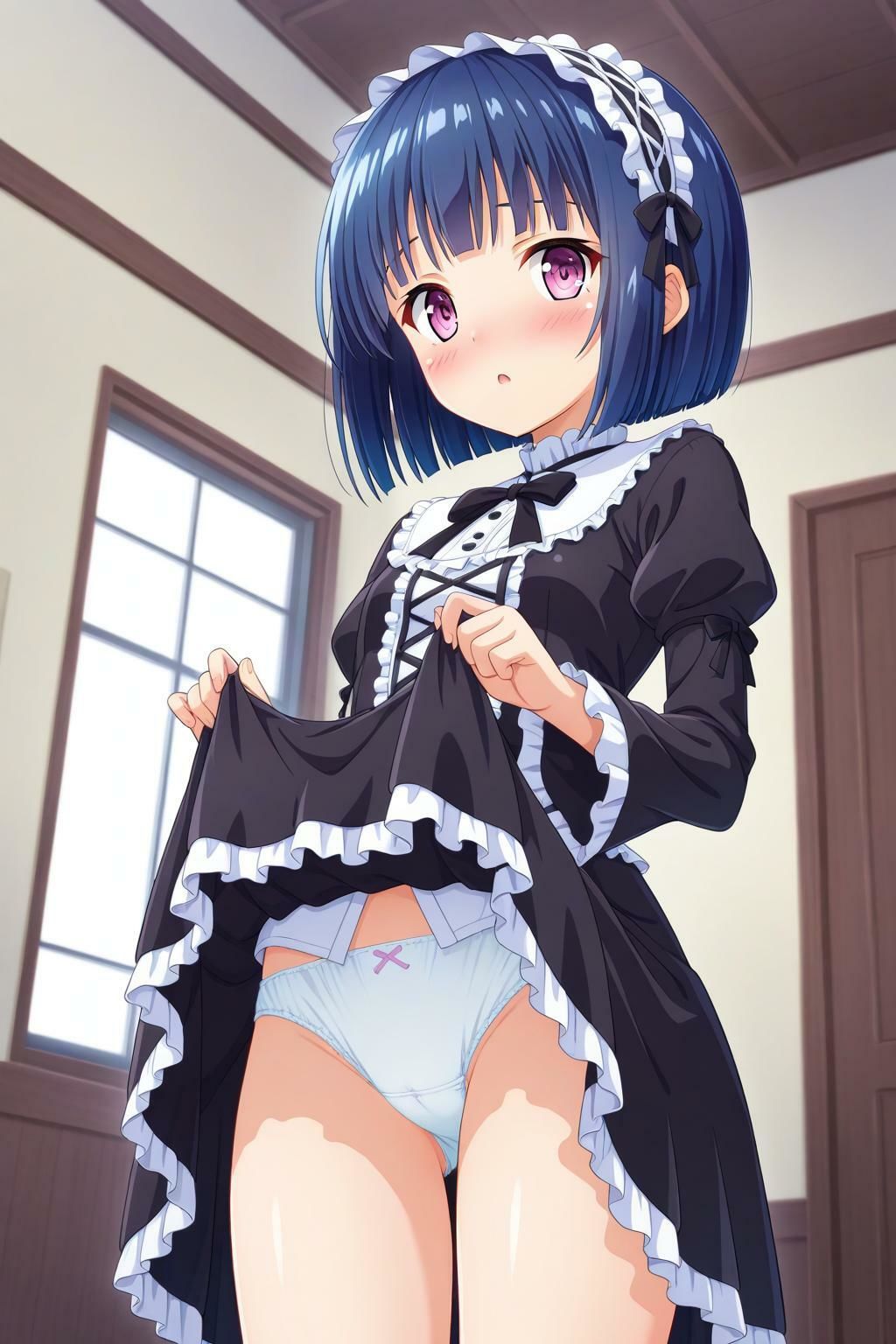 サンプル画像4:青髪女羞恥(あいらく騎士) [d_539837]