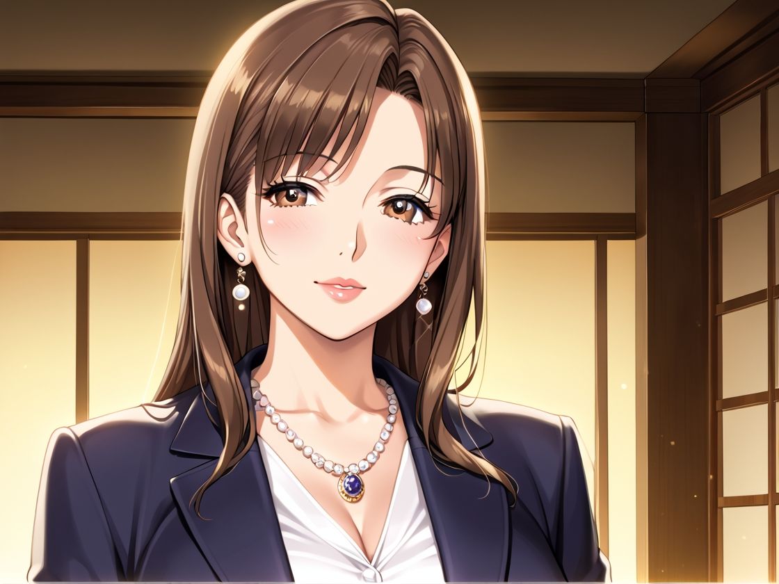 サンプル画像1:淫乱熟女〜憧れ上司と出張先で相部屋に〜(妄想日記) [d_539861]