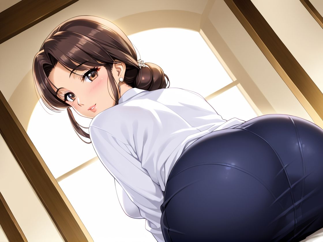 サンプル画像2:淫乱熟女〜憧れ上司と出張先で相部屋に〜(妄想日記) [d_539861]