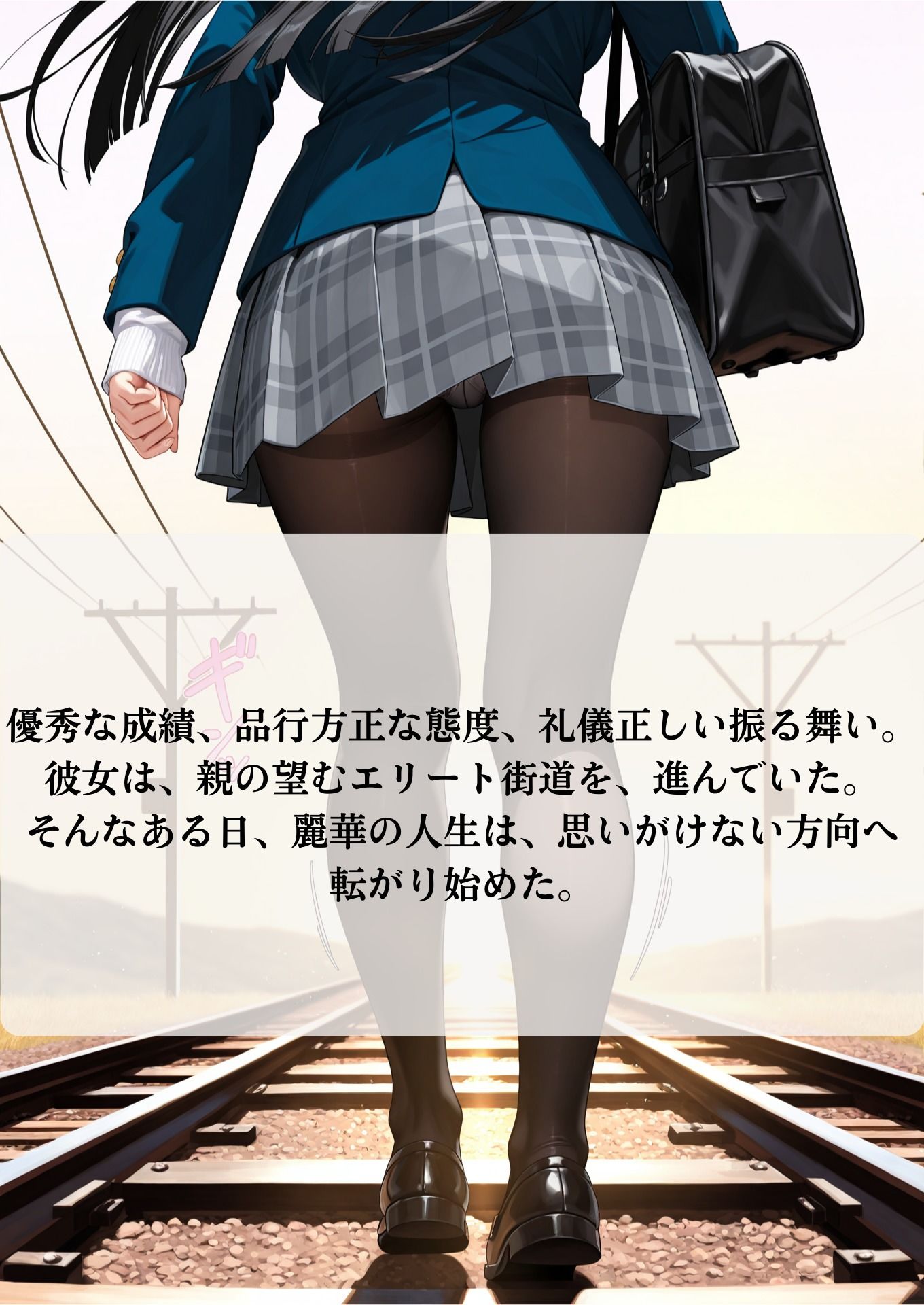 サンプル画像5:クール系才女 快楽に堕ちる(AI美女あむ) [d_539995]