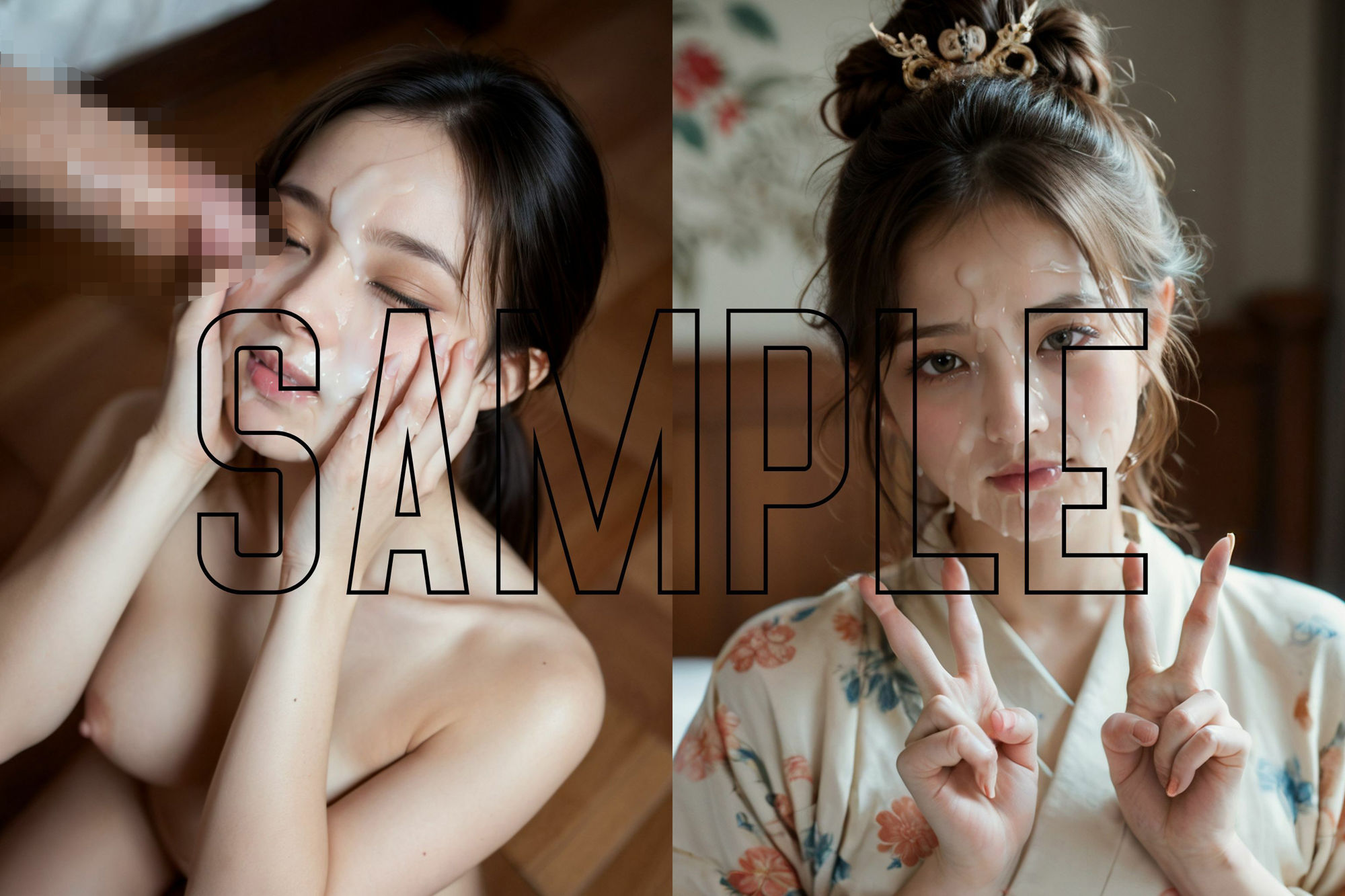 サンプル画像6:ぶっかけだけを詰め合わせ3(B.B.I (Bukker’s BUKKAKE Images)) [d_540030]