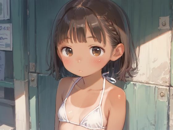 サンプル画像1:褐色スク水ちゃんを種付ける日常(むちむちウサギ) [d_540074]