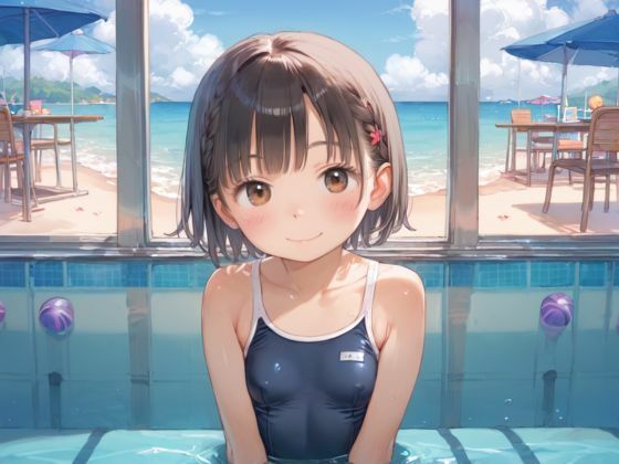 サンプル画像1:スク水ロリっ子ちゃんはちんぽのおかず(むちむちウサギ) [d_540130]