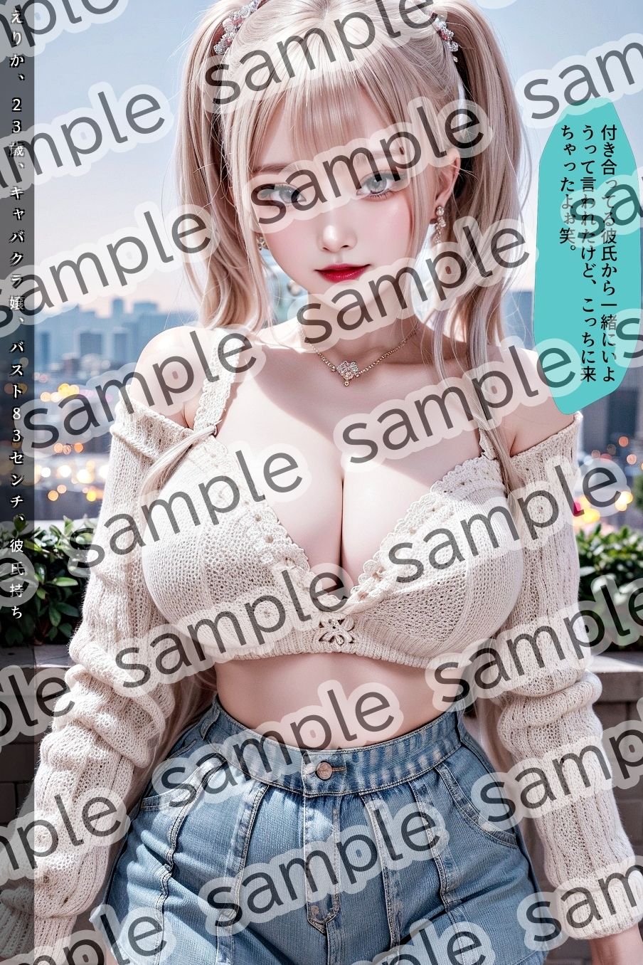 サンプル画像1:ニットの似合う巨乳ギャルがエロすぎる件 vol.3(あらぶるま18＋) [d_540165]