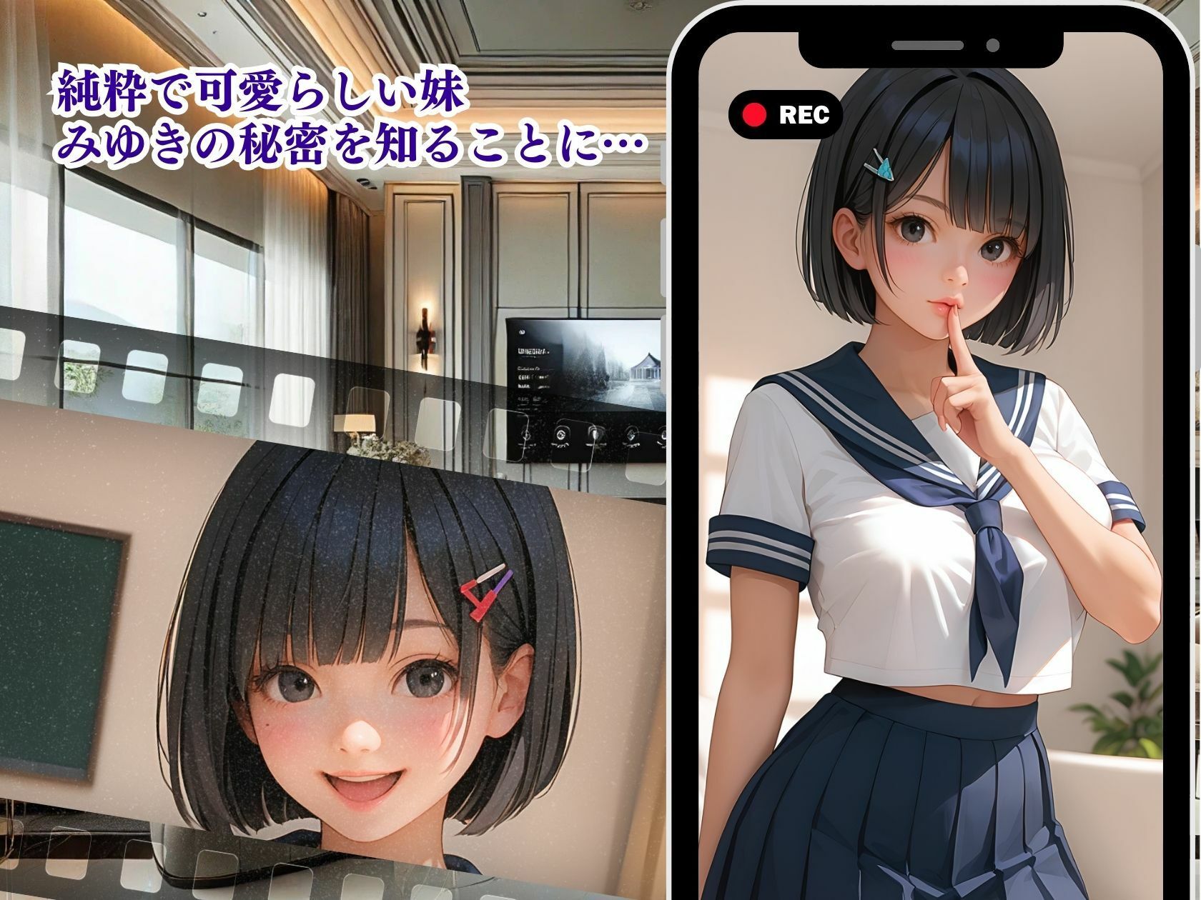 サンプル画像2:純潔ビッチ妹の蜜遊戯(推し娘) [d_540166]