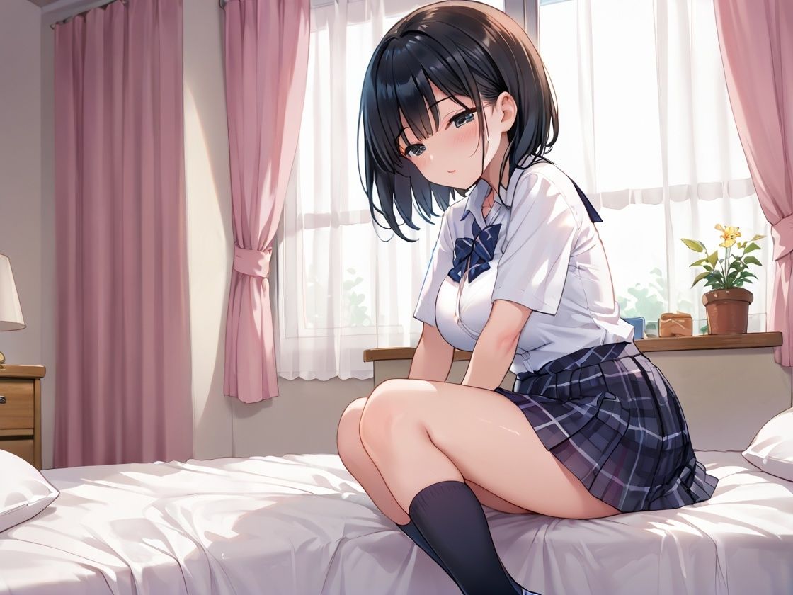 サンプル画像1:クラスのツンデレ女子は嬉しさを抑えて中出しをする(sksk) [d_540169]