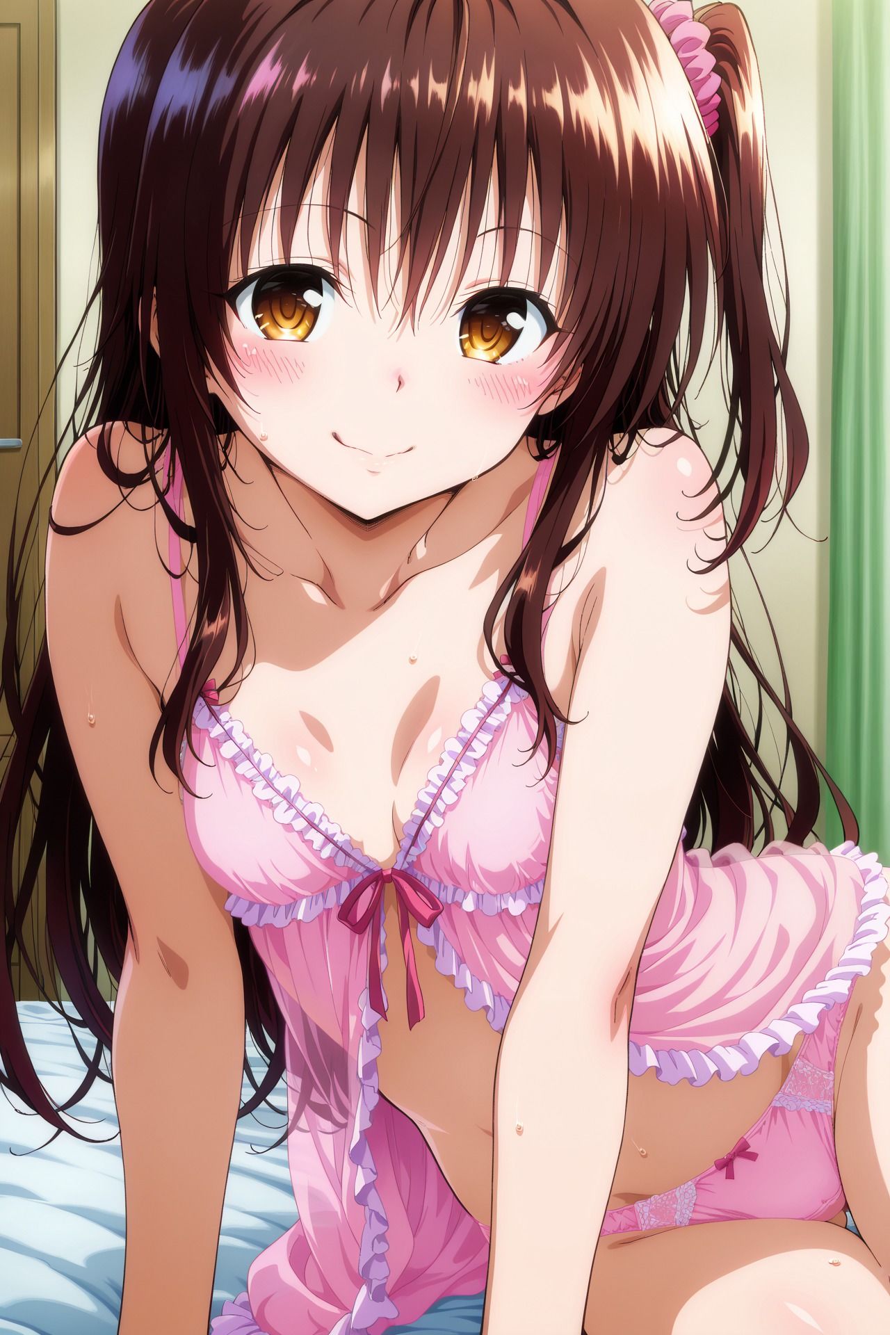 サンプル画像1:みかんとえっち。(honey girl) [d_540188]