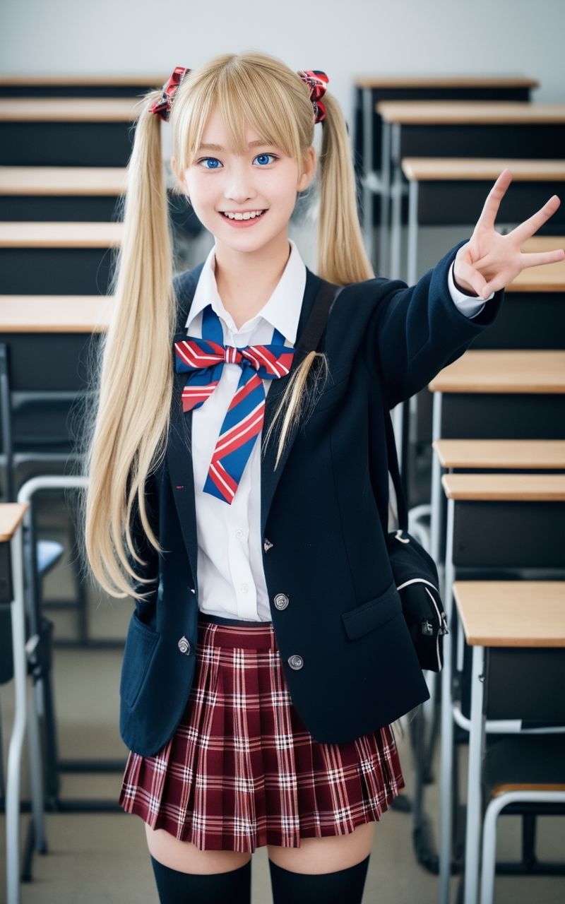 サンプル画像2:AI美女写真集┃制服の美女乙女2(AI美女写真集┃清楚な大人) [d_540207]