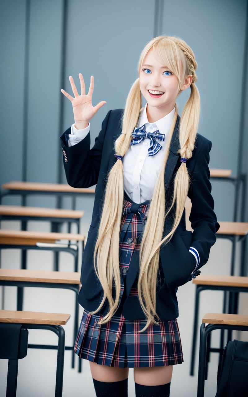 サンプル画像3:AI美女写真集┃制服の美女乙女2(AI美女写真集┃清楚な大人) [d_540207]