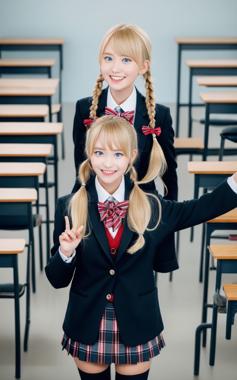 サンプル画像4:AI美女写真集┃制服の美女乙女2(AI美女写真集┃清楚な大人) [d_540207]