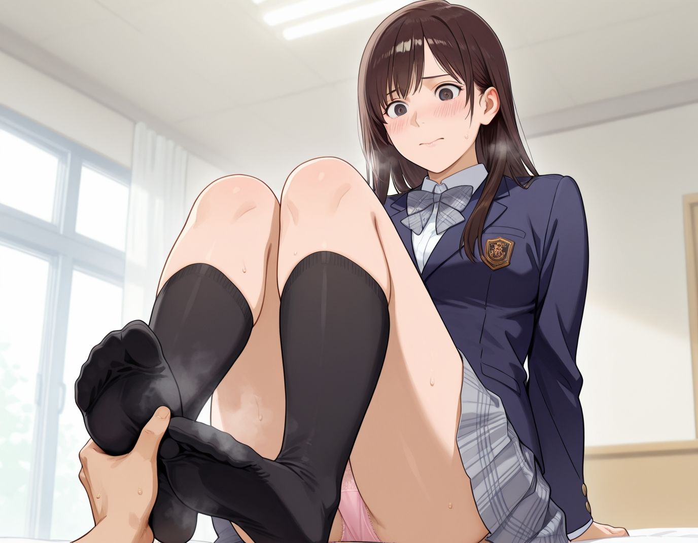 サンプル画像2:【214枚】雲田優樹菜のエロい足コキで大量射精したいっ！【オリジナル】［214 photos］ I want to ejaculate a lot with Yukina Kumota erotic footjob！ ［Original］(アトリエくろてふ) [d_540446]