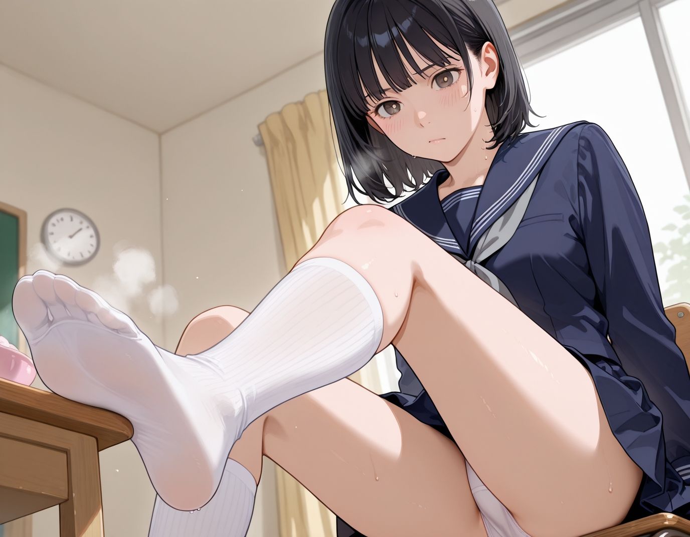 サンプル画像2:【192枚】雲田理音のエロい足コキで大量射精したいっ！【オリジナル】［192 photos］ I want to ejaculate a lot with Rion Kumota erotic footjob！ ［Original］(アトリエくろてふ) [d_540451]