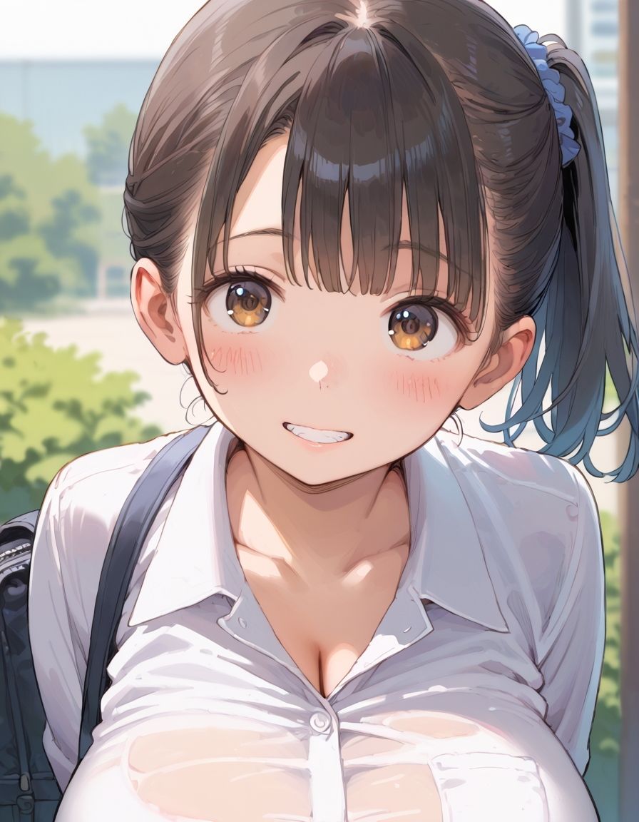 サンプル画像6:巨乳な女生徒を中出し支配 パンチラする生徒には性活指導を実施します(ひつじ雲) [d_540462]