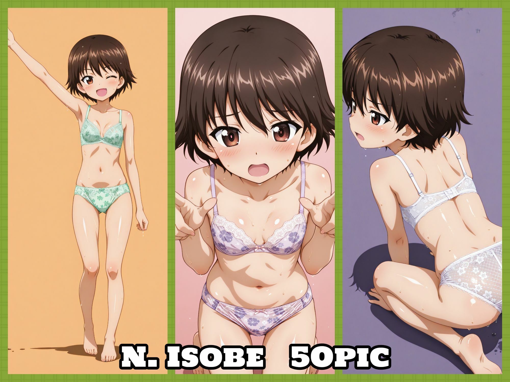 サンプル画像4:Girls underwear panties and bra アヒルさんチーム編(令和の池田亀太郎) [d_540468]