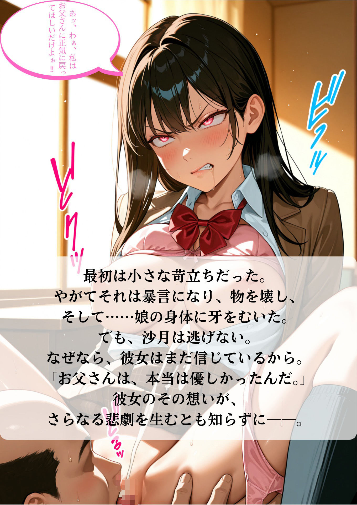 サンプル画像3:クラスのアイドルがドスケベだった件    〜衝撃の種付けプレス編〜(AI美女あむ) [d_540612]