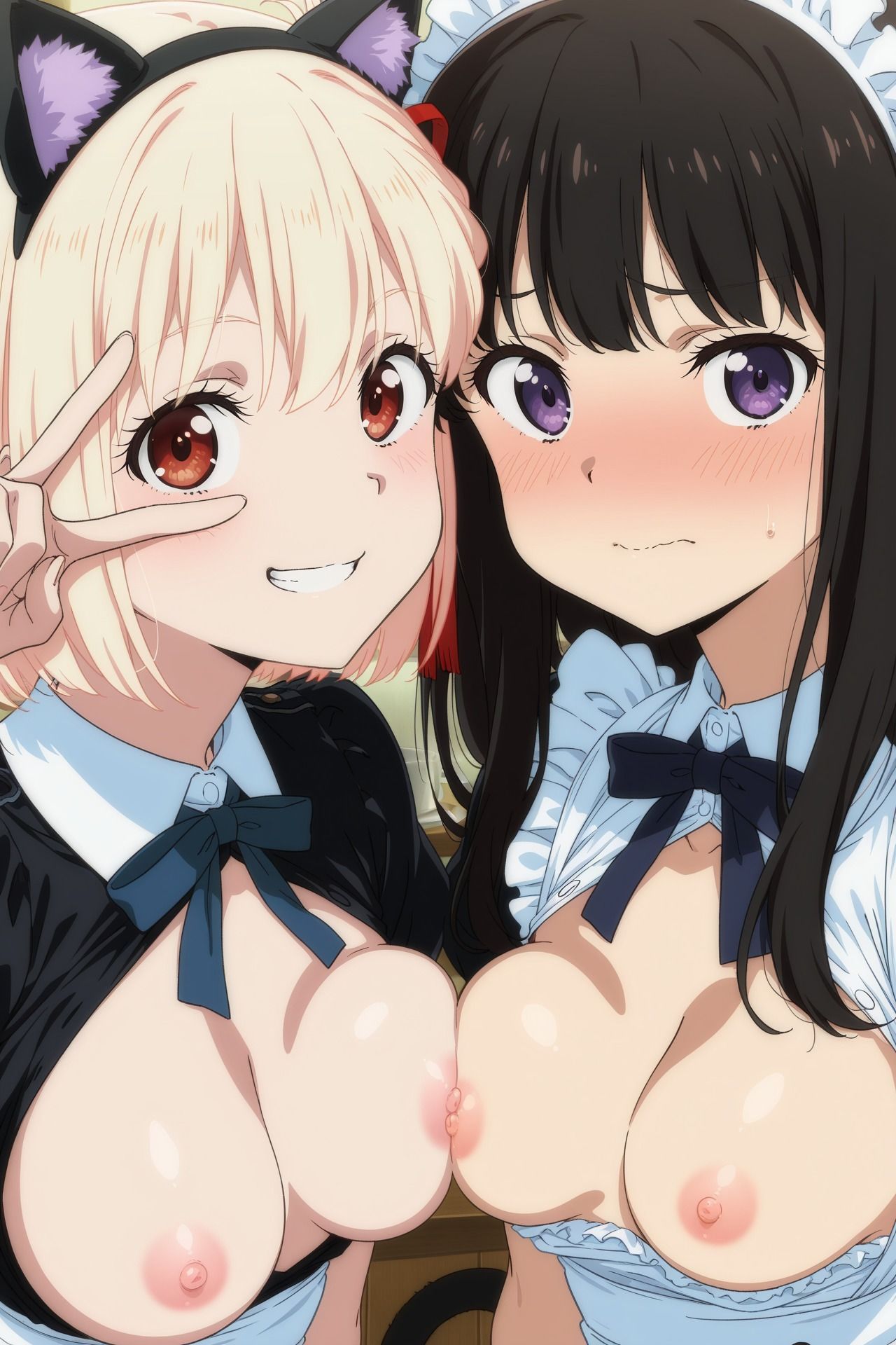 千束&たきなとえっち。 画像2