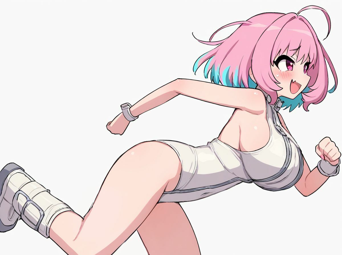 サンプル画像3:デカムチピンクちゃん 〜純白のレオタードを纏って〜(PeachPoint) [d_540791]