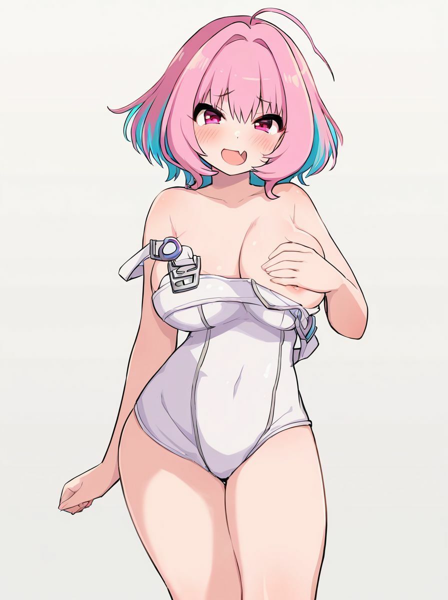 サンプル画像5:デカムチピンクちゃん 〜純白のレオタードを纏って〜(PeachPoint) [d_540791]