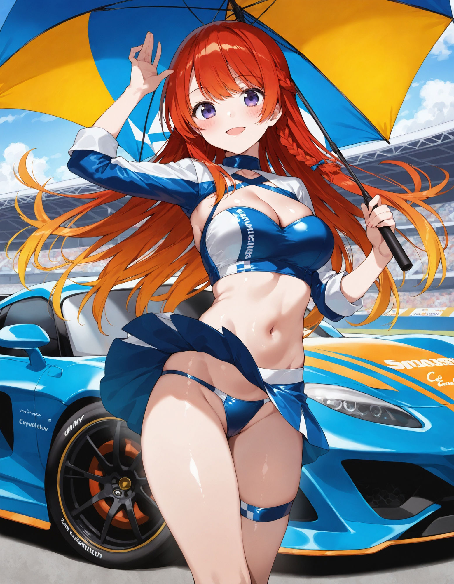 サンプル画像2:レースクイーンのパンチラ(D.P.H.) [d_540873]