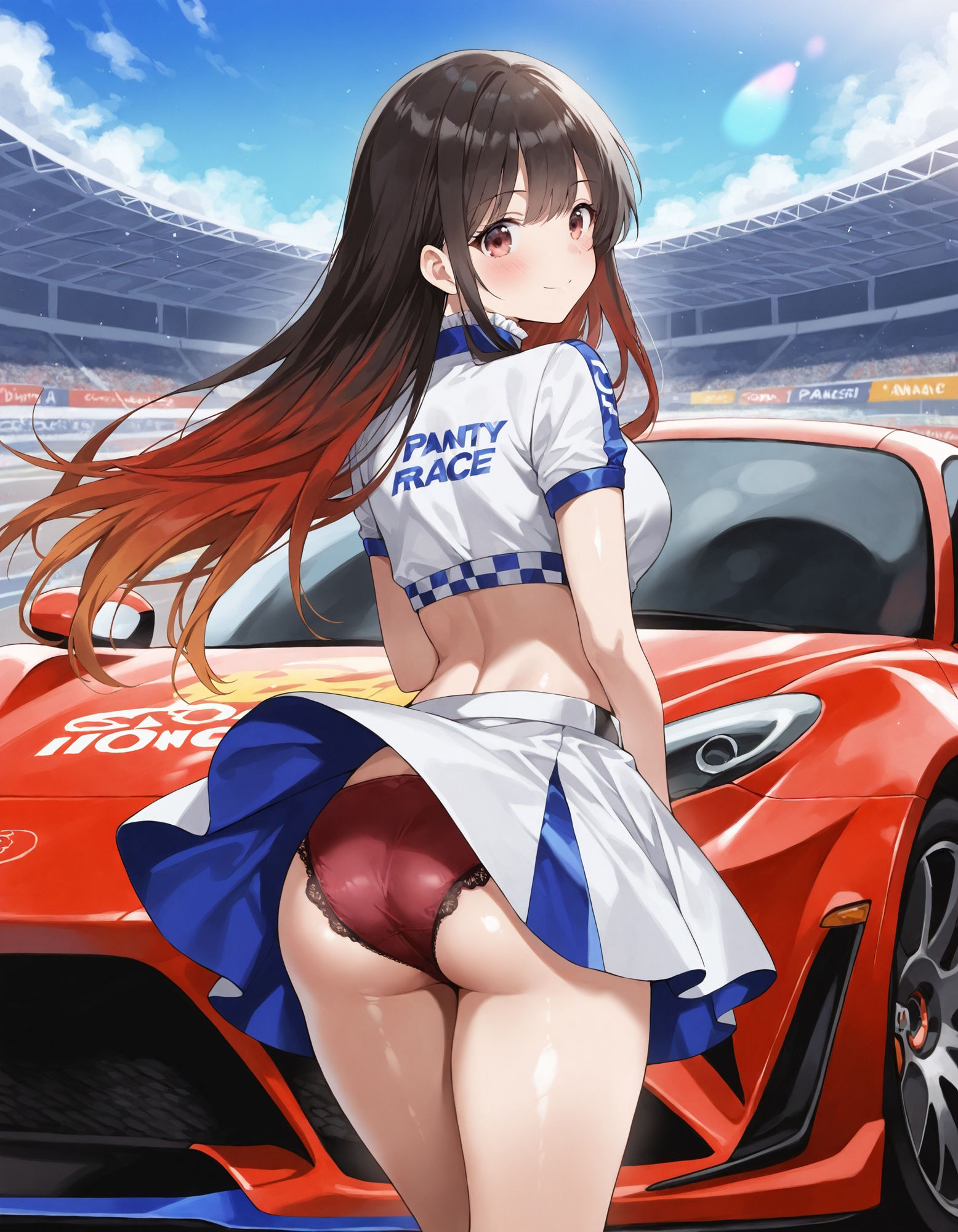 サンプル画像3:レースクイーンのパンチラ(D.P.H.) [d_540873]