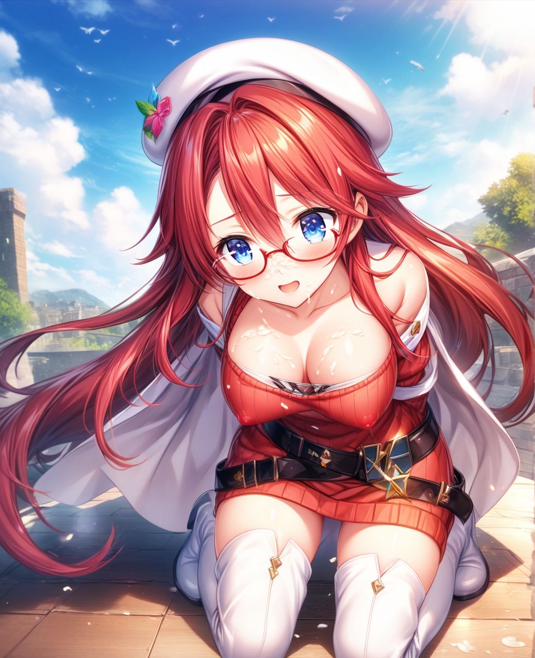 サンプル画像6:美少女羞恥 白濁デコレ・アテ〇先生（サモナイ）(Aark 2nd) [d_541016]