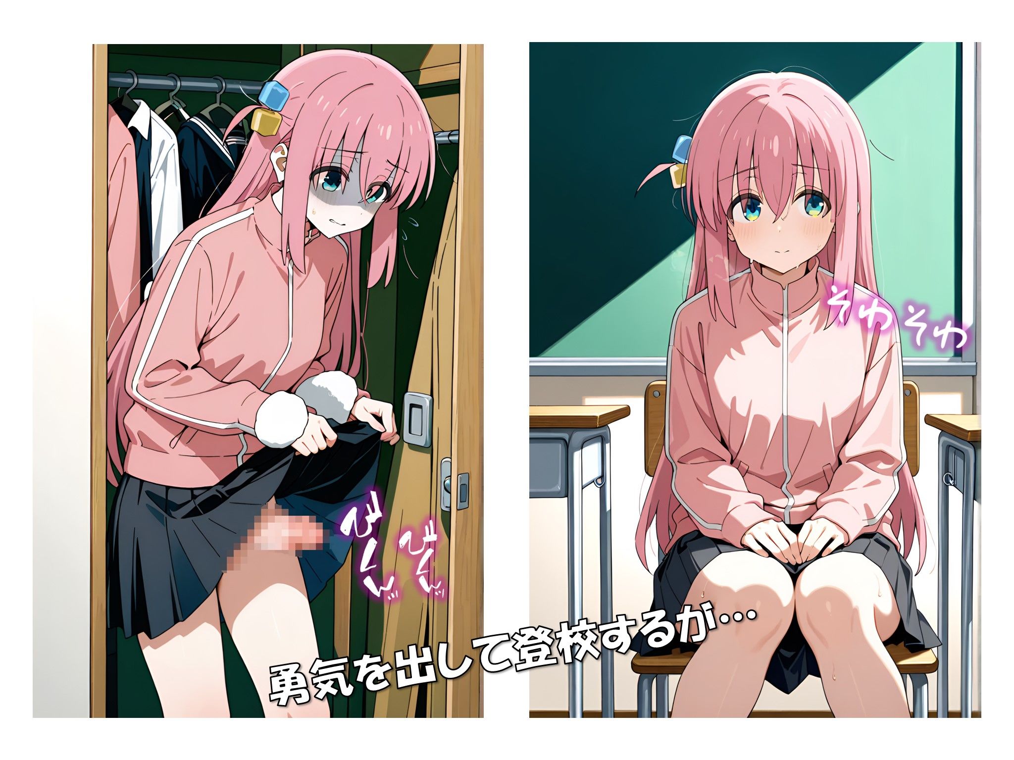 サンプル画像4:ぼっき・ざ・ろっく！ 〜ぼっ〇ちゃんのふたなりエッチ〜(妄想実現委員会) [d_541137]