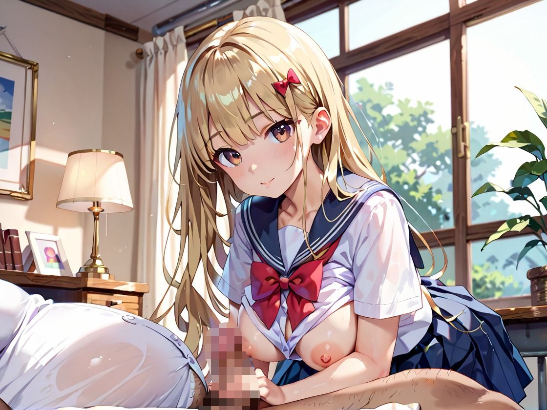 サンプル画像6:クラスの生意気な金髪ギャルを懲らしめるために調教中出しセックス！(エロモネア) [d_541139]