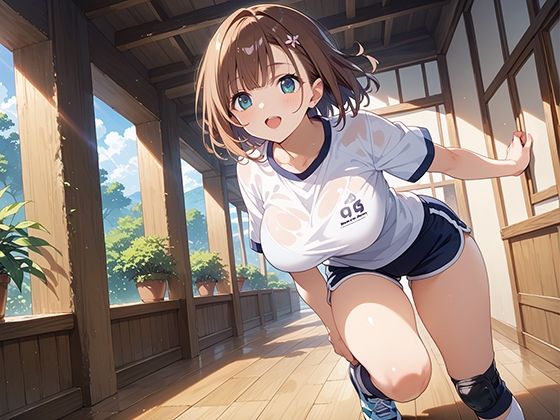 サンプル画像1:部活女子 ハメまくりバレー部(マジカルきなこ) [d_541306]