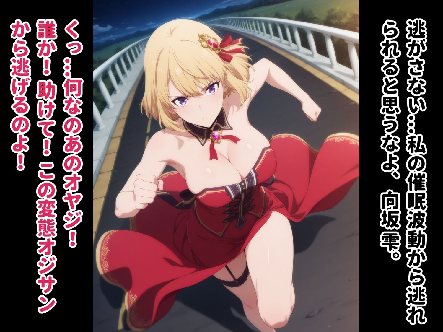 サンプル画像2:【完全敗北】向◯ 雫  〜催●波動に堕ちた最強ハンター〜(種きゅん☆ハーレム計画) [d_541398]