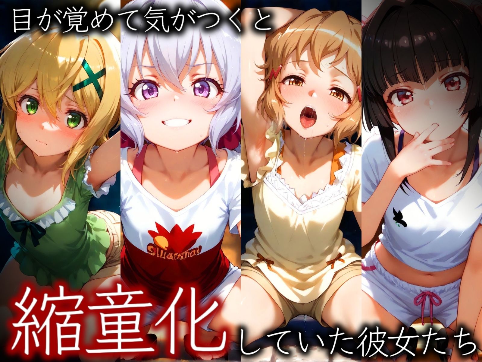 サンプル画像3:アポトキシンを飲み込ませられ縮童化したヒロインズ 戦姫編(鉄バット仮面) [d_541494]