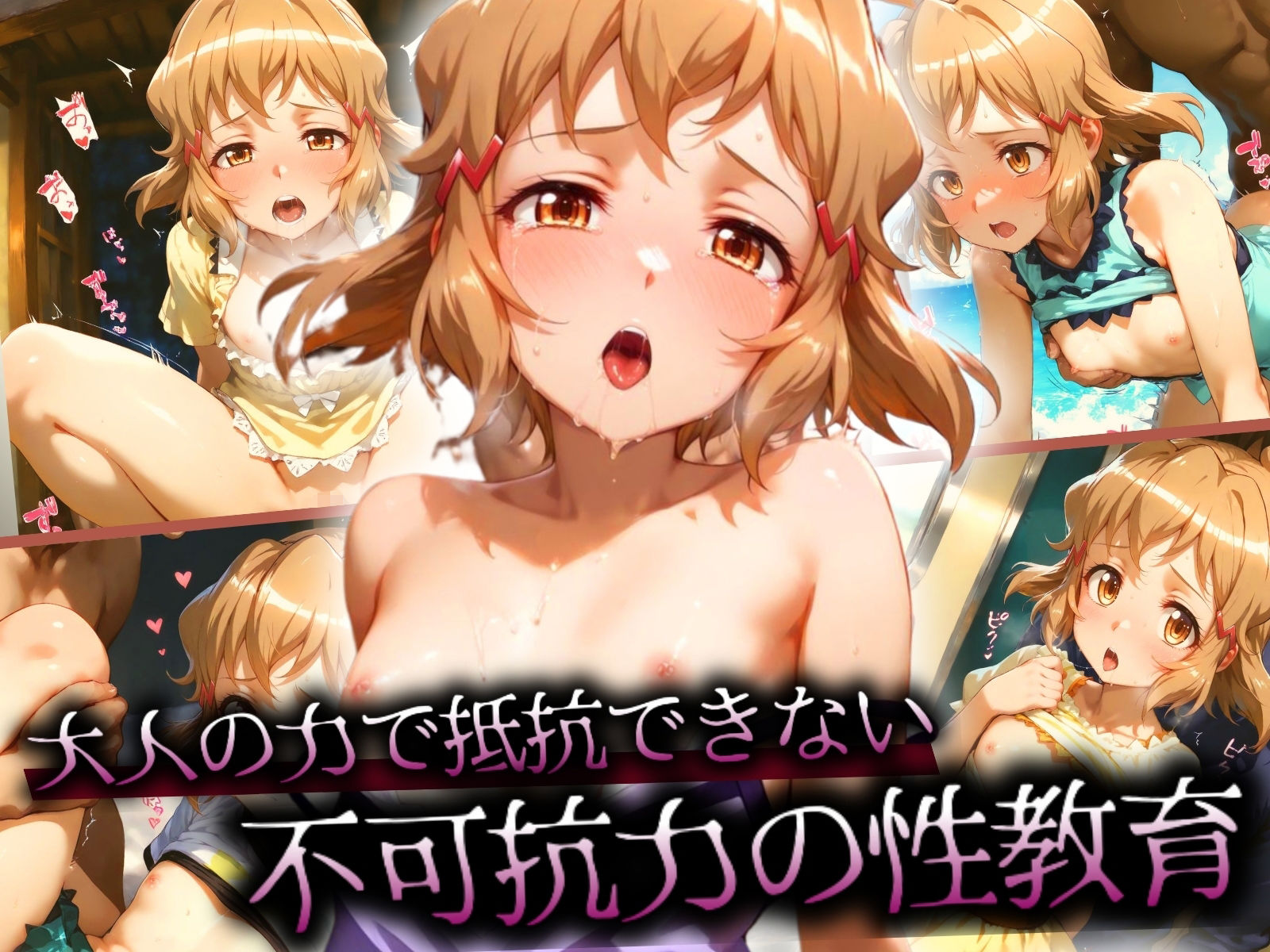 サンプル画像6:アポトキシンを飲み込ませられ縮童化したヒロインズ 戦姫編(鉄バット仮面) [d_541494]