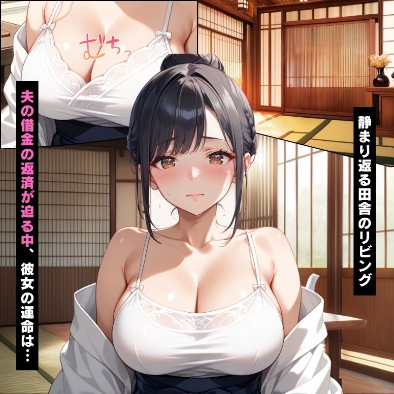 サンプル画像1:巨乳人妻は俺専用の肉奴●…逃げた旦那の代わりに犯●れ続ける日々【セリフ付き】(デブおじ無双) [d_541505]