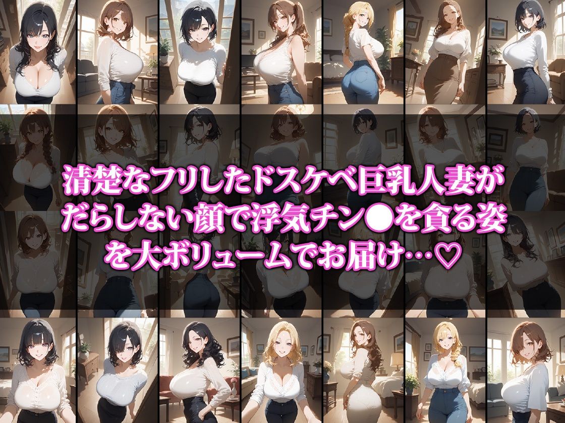 サンプル画像1:清楚なフリした巨乳人妻と濃厚不倫せっくす(ココナッツパンチS) [d_541557]