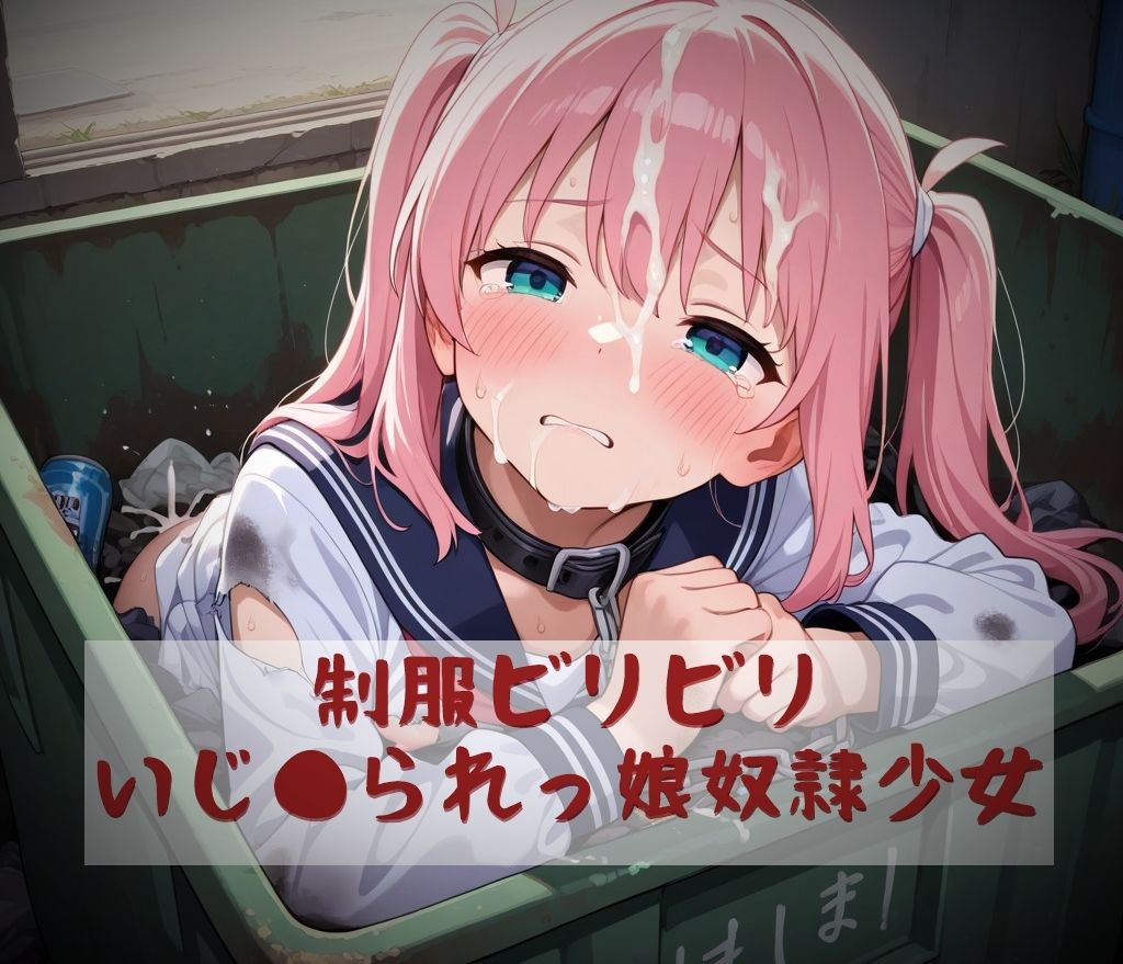 サンプル画像1:制服ビリビリいじ●られっ娘奴●少女(白い砂丘White dune) [d_541563]