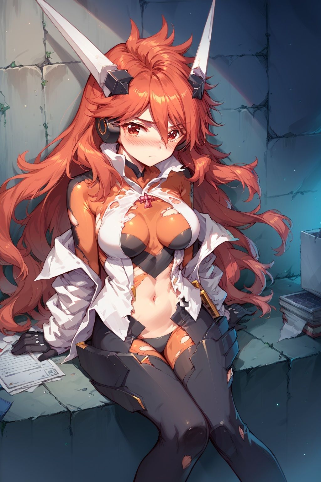 サンプル画像2:戦姫絶頂チンフォギア  天羽◆処女喪失編(Safe pit) [d_541565]