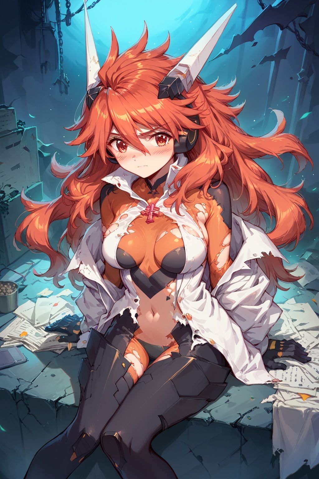 サンプル画像3:戦姫絶頂チンフォギア  天羽◆処女喪失編(Safe pit) [d_541565]